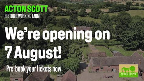 acton scott farm reopening.